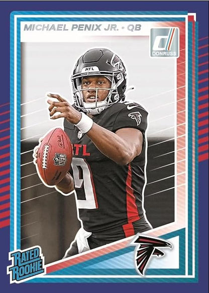 2025 Panini Donruss Football Hobby Factory Trading Card Set (400 Complete Card Set + 5 Donruss Optic Rated Rookie Preview Holos Pack)