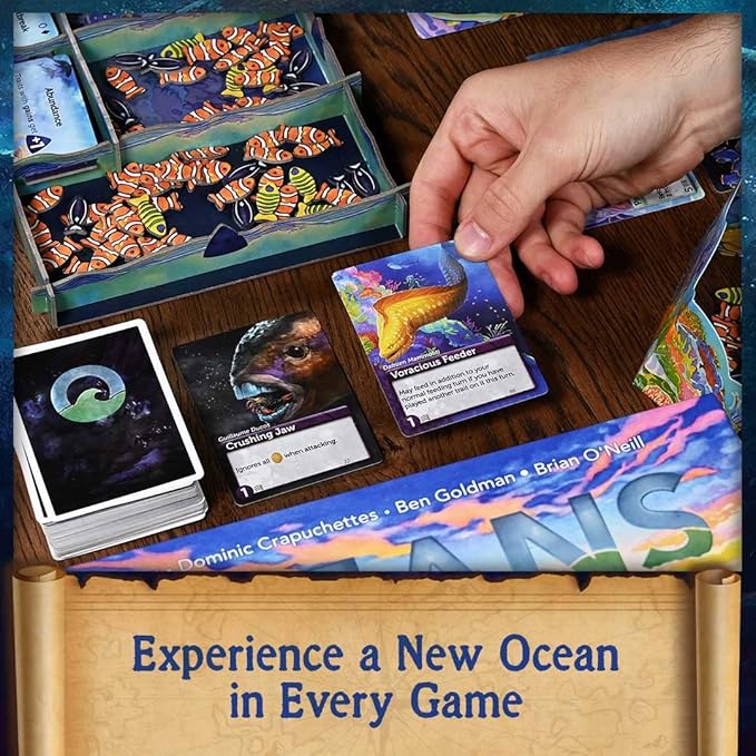 Northstar Game Studio Oceans Board Game - Beautiful Strategy Ecosystem Game | Families Teens &amp Adults - 2-4 Players Age 12+ 90 Mins
