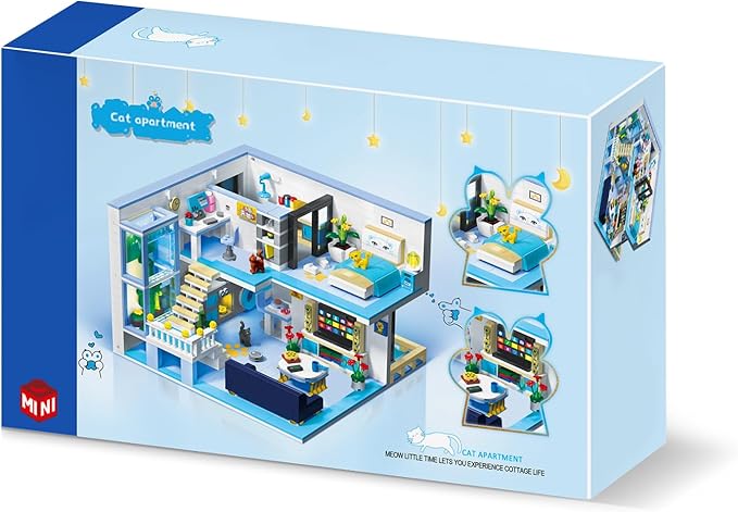 Friends House Building Block Set Pets Collection Small Brick Model Set Creative Mini Toy Building Sets Children’s Day Birthday for Teens Kids Boys Girls 8+ 1235 PCS
