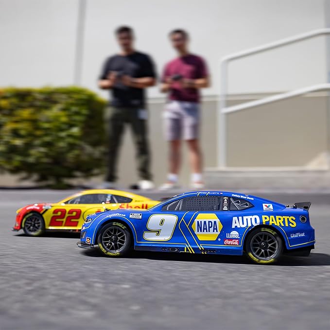 Losi 1/12 NASCAR RC Race Car Chase Elliott No. 9 2025 NAPA Chevrolet ZL1 2S AWD Brushed On-Road Battery &amp Charger Included Blue LOS1122509