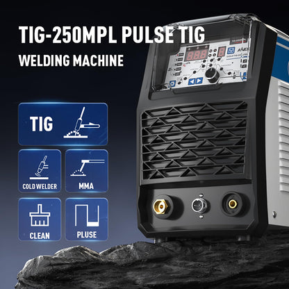 ANDELI TIG Welder MOS Tube Multifunctional Cold Welding Machine with Hot/Cold/TIG Pulse Cold TIG Welding Machine （110/220V） TIG-250MPL