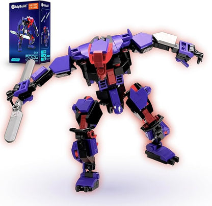 MyBuild Mecha Frame Void Talon 5026 – Poseable Alien Villain Mech Building Set Dual Blade Combat Robot Toy Sci-Fi Model Kit for Teens 14+