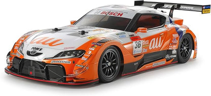 Tamiya 58703 1:10 RC au Tom's GR Supra (TT-02) Remote Controlled Car RC Vehicle Model Building Assembly Kit Unpainted