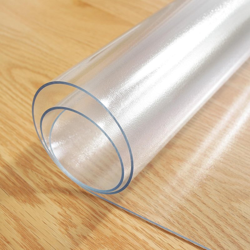 LovePads Frosted Desk Mat 16 x 36 Inch, 1.5mm Thick Frosted Table Protector, Waterproof Plastic Table Cover Protector, PVC Desk Protector Mat, Vinyl Desk Cover for Desktop, Coffee & Dining Table