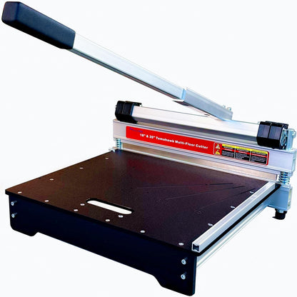 20" Pro Max laminate & Rigid core Vinyl Floor Cutter, Cuts up to 20" Wide and 11/16" (17mm) Thick; How About The Demo? Full cuts Engineered Hardwood; LVP/T, SPC, RVP, VCT, WPC, PVC; Super Powerful!