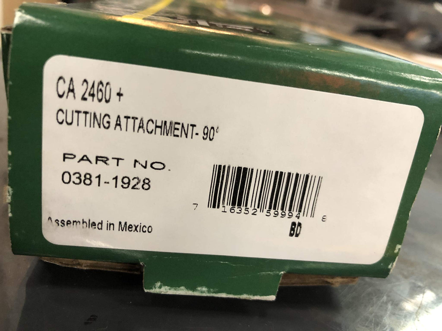 Victor 0381-1928 CA 2460+ Cutting Attachment, 90° Head