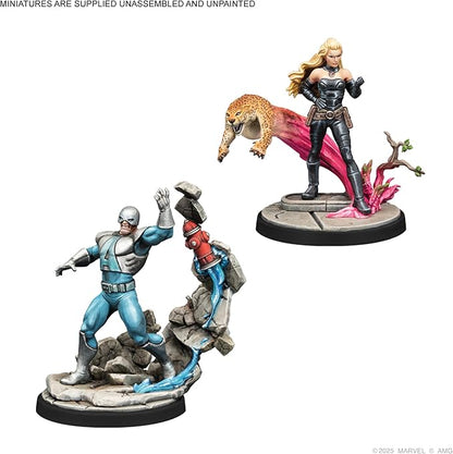 Asmodee Marvel: Crisis Protocol Avalanche Exodus &amp Lady Mastermind Character Pack - Tabletop Superhero Game Ages 14+ 2 Players 90 Minute Playtime