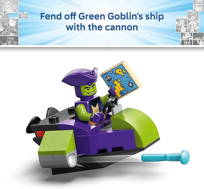 LEGO Marvel Spidey and His Amazing Friends Team Spidey Pirate Ship Building Toy for Kids - Super Hero Pretend Play Set for Preschool Boys &amp Girls Ages 4+ - Gift Idea for Birthdays - 11208