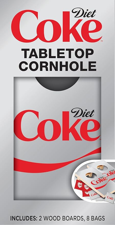 MasterPieces Officially Licensed Diet Coke Tabletop Cornhole Game for Families