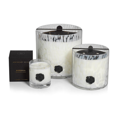 Zodax Apothecary Guild Scented Opal Glass Jar Candle - 128 oz/5-Wick - Gardenia