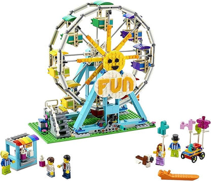 LEGO Creator 3in1 Ferris Wheel 31119 Building Kit with Rebuildable Toy Bumper Cars Boat Swing and 5 Minifigures New 2021 (1002 Pieces)