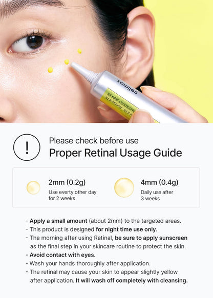 celimax The Vita A Retinal Shot Tightening Booster | Pore Minimizer, Wrinkles & Fine Lines, Firmer Skin, 15ml