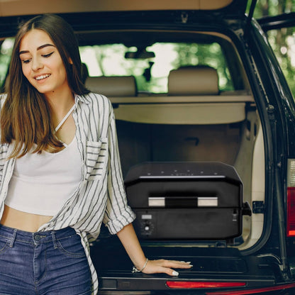 Z GRILLS ZPG-200APro Portable Tabletop Wood Pellet Grill and Smoker, Digital Control, 8 in 1 BBQ Grill for Outdoor Kitchen, Backyard, 202 Sq Inches of Cooking (Black)