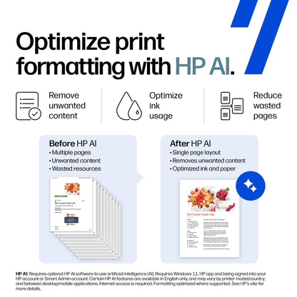 HP OfficeJet Pro 9720 Wide-Format Wireless All-in-One Color Inkjet Printer, Print, scan, Copy, fax up to 11x17, ADF, Duplex Printing Best-for-Office, 3 Month Trial of Instant Ink Included (C2XF9A)