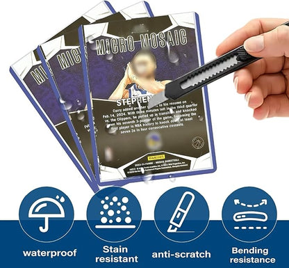 400 Hard Card Sleeves Card Toploaders for Protection for Baseball Football Premium Top Loaders for Cards Ensuring Safety (400 Hard Sleeves)