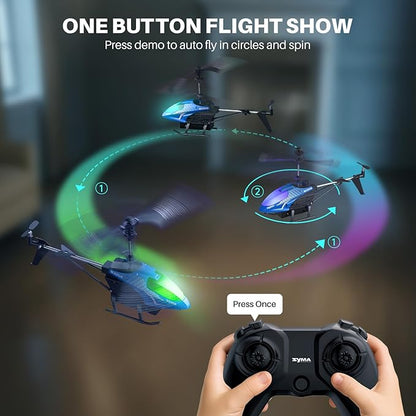 SYMA Remote Control Helicopter RC Plane with 40 Mins Flight Time(2 Batteries) Auto Obstacle Avoidance and Altitude Hold Birthday Gifts for 6 7 8 9 10 11 12 Years Old Kids Boys Girls