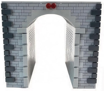General Jim’s Railway Train Tunnel Building Blocks Set 478 Pieces L Scale Train Layout Accessory Compatible with Major Brands GJ-GTT