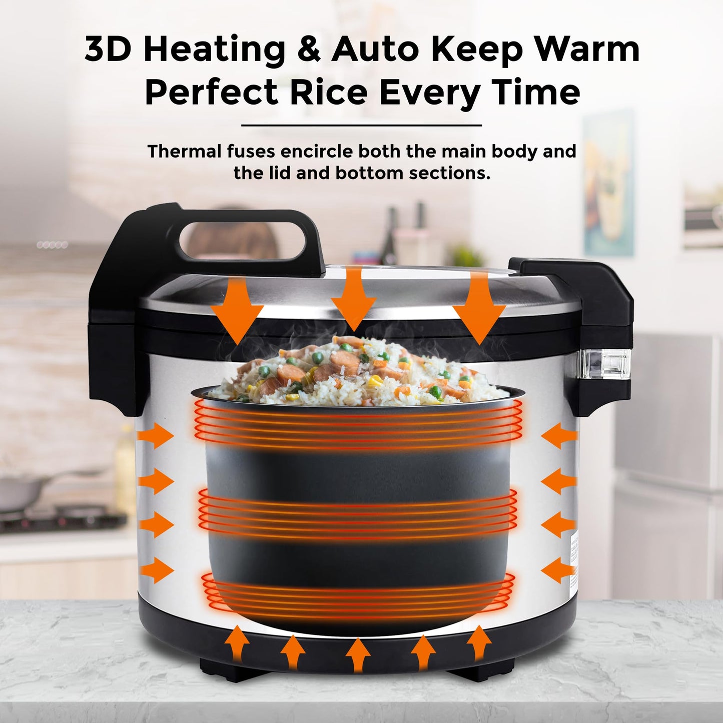 Dual-unit commercial rice cooker bundle