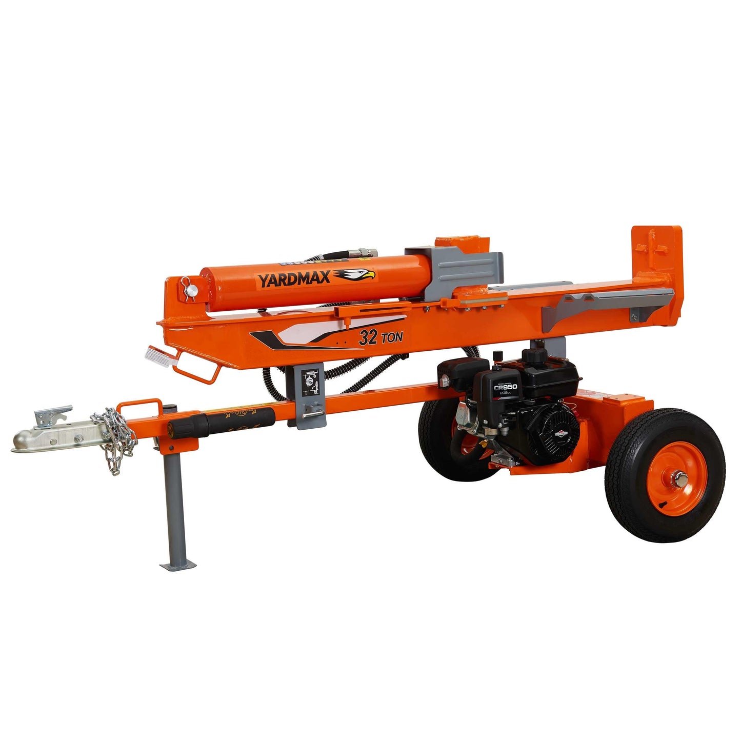 Yardmax Gas Log Splitter 32 Ton 2-Way Full Beam Briggs & Stratton Engine CR950