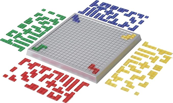 Mattel Games Blokus XL Board Games for Family Night Brain Games for 2 to 4 Players Oversized Board and Pieces (Amazon Exclusive)