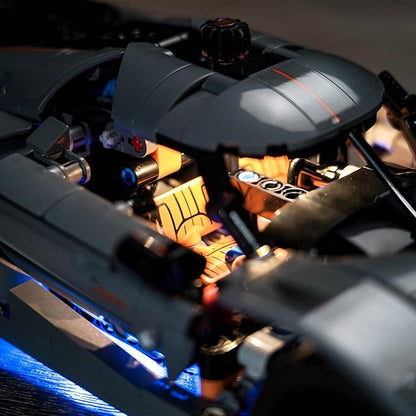 Upgraded Led Light Kit for Lego Technic Koenigsegg Jesko Absolut Grey Hypercar Building Set Compatible with Lego 42173 (Model Not Included)