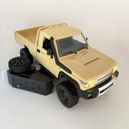 RC Rock Crawler 4x4 RC Truck Toyota LC79 1/12 Remote Control Truck MN82 RC Crawler Off Road Pickup 2.4G All Terrain 280 Motor Proportional Throttle Steering RTR Hobby Toy Adult