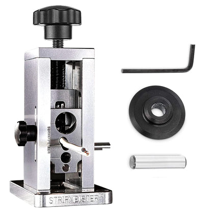 StripMeister Original Wire Stripping Machine & E250 Blade Replacement Kit - Drill Powered Stripper Tool, Made Easy (Bundle)