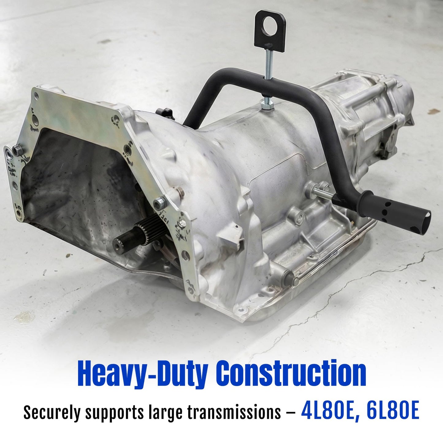 Foruly for Transmission Holding Fixture Engine Stand Adapter – Fits TH350 TH400 200R4 4L60E 4L80E & More – Heavy Duty Auto Repair Tool with 360° Rotation for GM Ford Dodge Transmissions