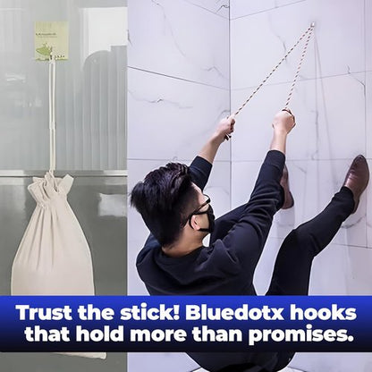 Heavy-Duty Adhesive Hooks by [Brand Name] - Waterproof Transparent Wall Hooks for Bathroom, Kitchen & Outdoor | 50 Pack