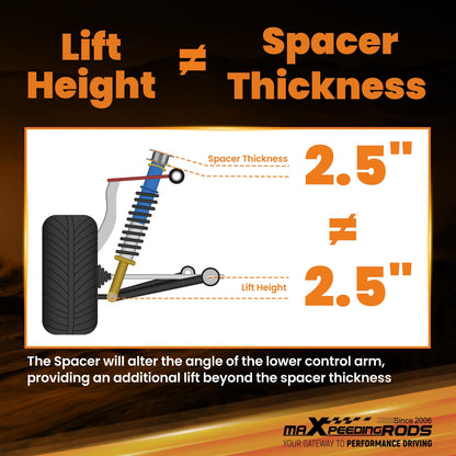 maXpeedingrods 2.5” Front & Rear Lift Leveling kit for Toyota Tundra 2022-2024
