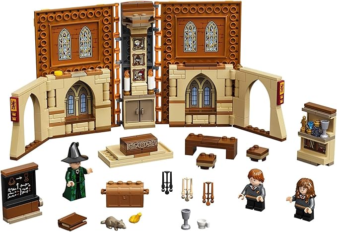 LEGO Harry Potter Hogwarts Moment: Transfiguration Class 76382 Professor McGonagall Room Collectible Playset New 2021 (241 Pieces)