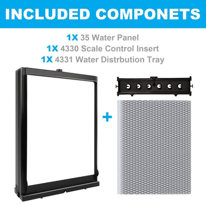 Aulpq Humidifier Maintenance Kit 4839 Fits for Aprilaire No.35 Water Panel Humidifier Replacement Filter，Fits for Aprilaire Whole Home Humidifier Models: 600, 600A, 600M