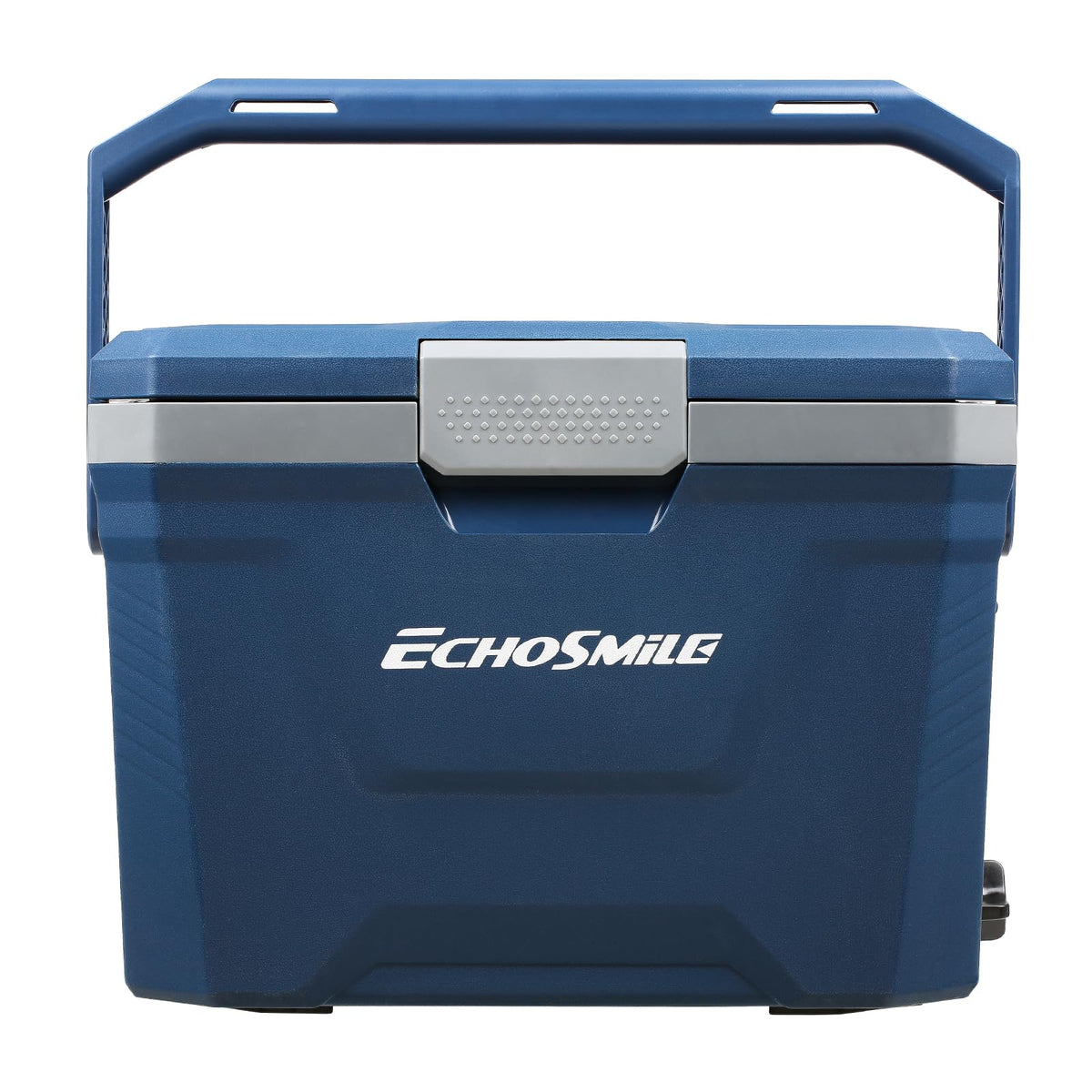 EchoSmile 20 Quart Insulated Cooler, Outdoor Portable Hard Cooler Ice Chest Box w/ 2 Cup Holders, Drain Plug, Bottle Opener, 3-Day Ice Retention for Camping, Beach, and Picnic,Navy