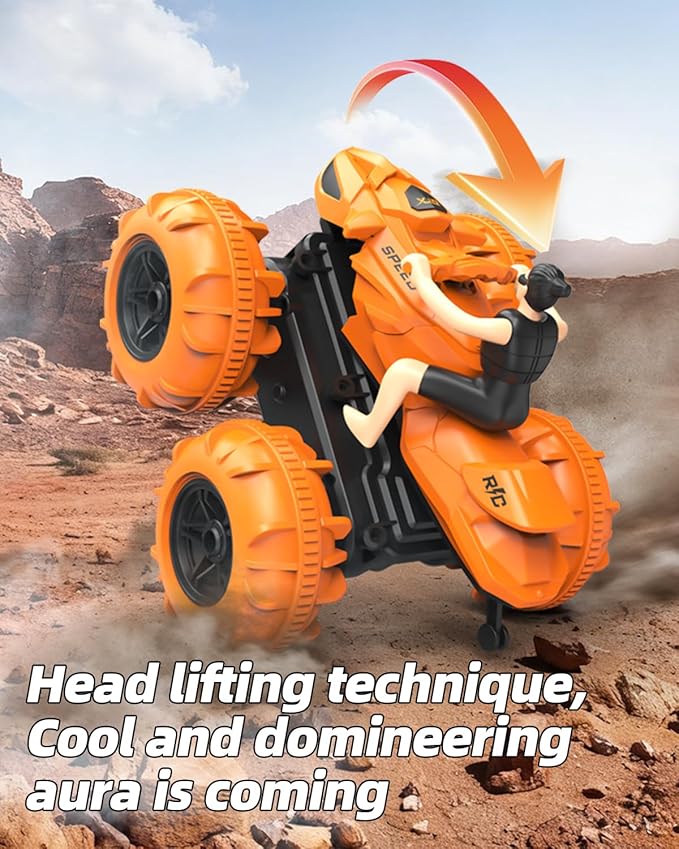 LM15-D Amphibious Remote Control Car 2.4 GHz Waterproof RC Car All Terrain Off Road Car Toys(Blue)