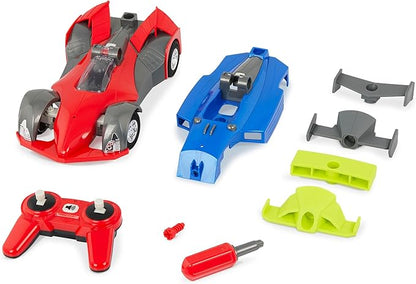 Driven by Battat - Take-Apart RC Race Car - Lights &amp Sounds Remote Controlled Race Car - Remote Control Toy for Toddlers Kids - STEM Set - 3 Years +