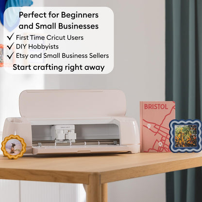 Cricut Maker 4 T-Shirt Making Bundle - Cutting Machine with EasyPress SE Heat Press, Vinyl & Iron-On Kit for Custom Apparel, Tote Bags & DIY Projects
