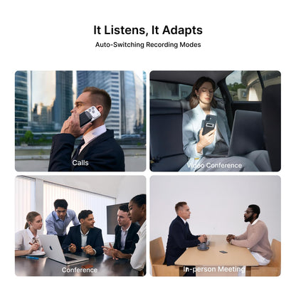 Comulytic Note Pro AI Voice Recorder, Unlimited Transcribe & Summarize, One Tap Recording Device with AI Note Taking, Support 113 Languages, 64GB, Audio Recorder for Calls, Meetings, Lectures, Orange