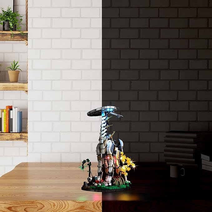 BrickSoul Led Light Kit for Lego 76989 Compatible with Horizon Forbidden West:Tallneck Building Set Lego Light Kit Light Up Legos Tallneck - NO Lego Blocks Set (RC Version)