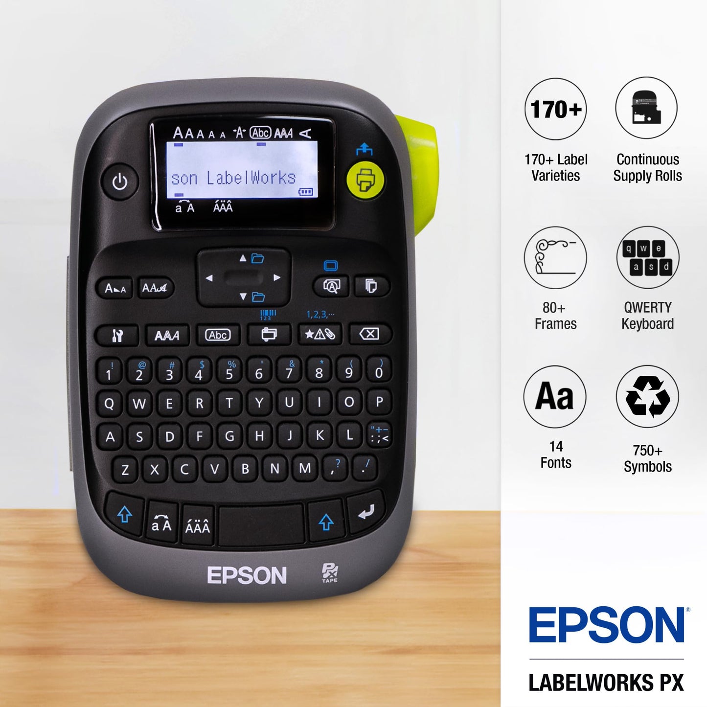 LABELWORKS Epson Printer Flexibility Bundle - LW-PX800 Industrial Wireless Label Maker and LW-PX300 Industrial Label Maker