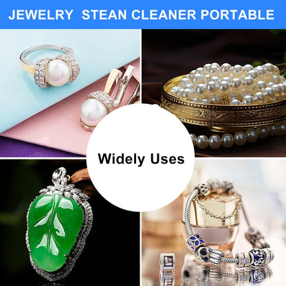 Jewelry Steam Cleaner Machine Professional for Ring Watch 1200W Commercial Jewelry Steamer High Pressure for Diamond Gold Silver 2L Stainless Steel Automatic Cleaning Steaming for Sunglass Scalpel