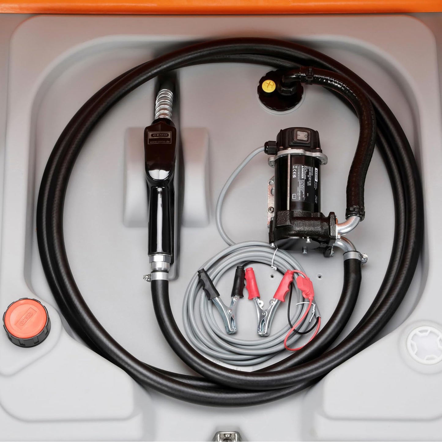 ZEELINE BY MILTON Portable Diesel Tank, 116-Gallon Capacity, Diesel Fueling Station with 12V Electric Transfer Pump