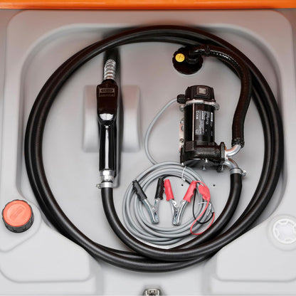 ZEELINE BY MILTON Portable Diesel Tank, 116-Gallon Capacity, Diesel Fueling Station with 12V Electric Transfer Pump