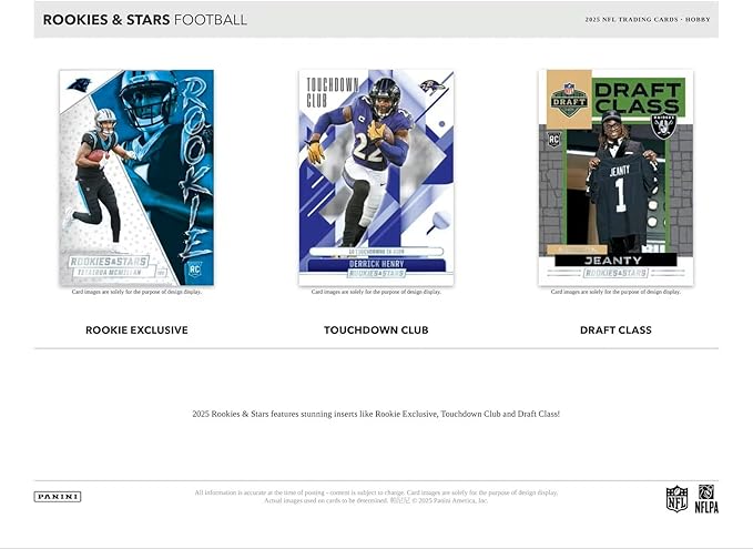 Panini 2025 Rookies &amp Stars Football Hobby Box