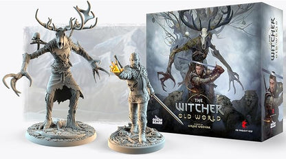 The Witcher Old World Deluxe Edition Board Game - Fantasy &amp Adventure Strategy Game for Adults Ages 14+ 1-5 Players 90-150 Min Playtime Made by Go On Board