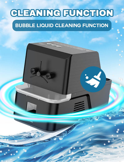 Vellrive Fog Bubble Machine – 3-in-1 Bubble & Fog Machine that Creates Snow-Like Effect for Indoor and Outdoor Use - Perfect Fake Snow Maker for Christmas, Parties, Weddings, and Holiday Events