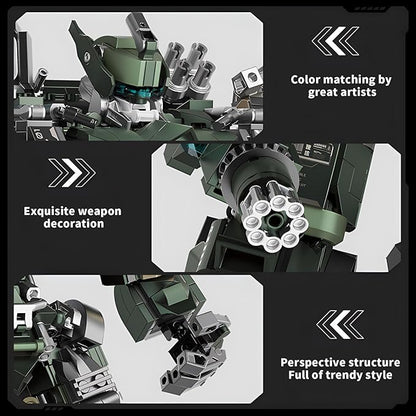 Mech Robot Model Building Blocks Toy Set Birthday for Age 8+ Children Adults Teens 1403 Pieces
