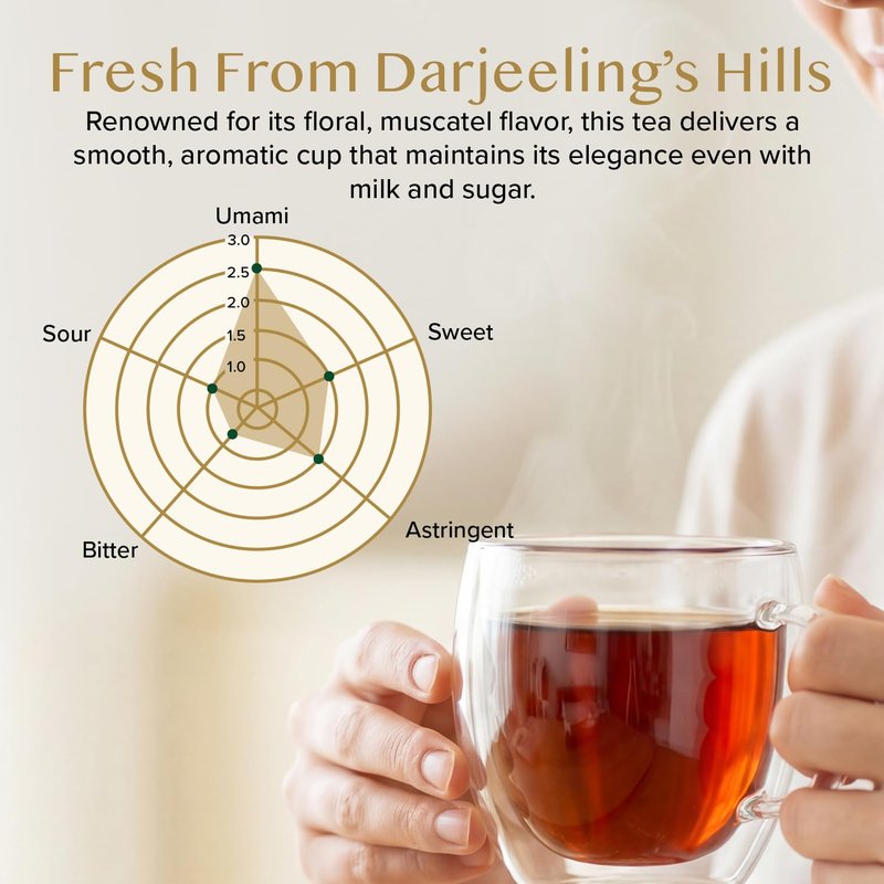 VAHDAM, Darjeeling Tea Leaves From Himalayas 340g (170+ Cups) Pure Unblended Darjeeling Black Loose Leaf Tea | Packed & Shipped Direct From Source In India
