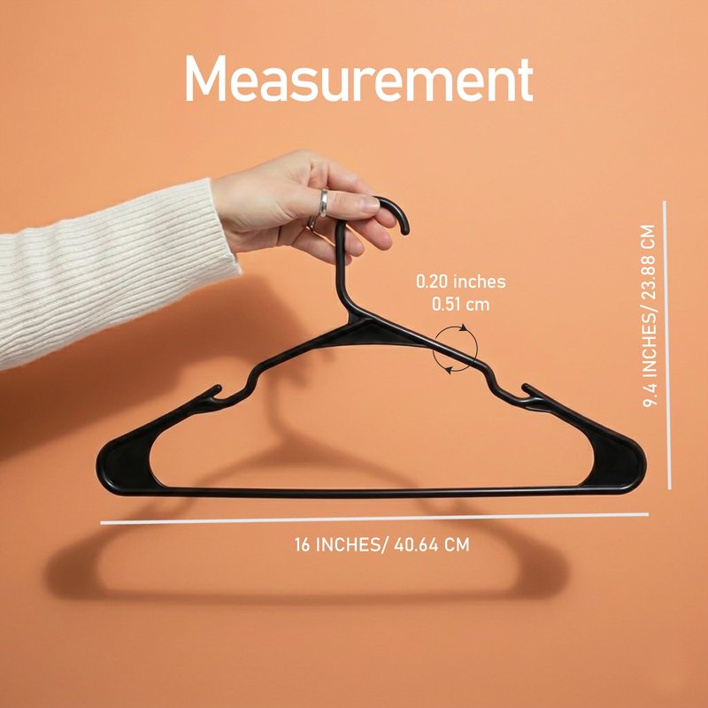 Utopia Home Plastic Hangers 200 Pack - Perfect Space Saving Clothes Hanger - Durable and Strong - Perfect Closet Organizers with Shoulder Grooves (Blue)