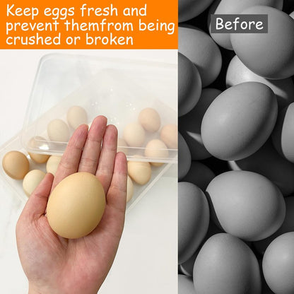 Jgalnim 3Pack Egg Trays,Deviled Egg Containers with Lid,Egg Container Carrier,Refrigerator Portable Egg Trays for 72 Eggs Storge Holder Easter Day Thanksgiving Party Home Kitchen Supplies