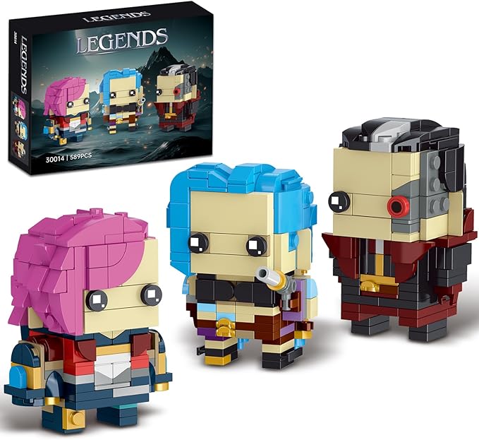 Game Anime Action Figure Building Set Compatible with Lego for AdultsHalloween Christmas Toys for Gaming Fan Desk Decor 589pcs